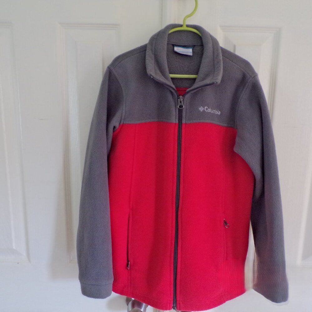 Columbia Jacket - Kids - Medium -Red/Grey